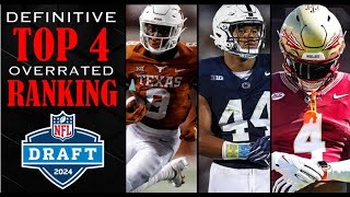 Top 4 Most OVERRATED Prospects in the 2024 NFL Draft I Buyer Beware [upl. by Eeslek700]