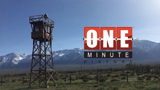 Manzanar  WWII Japanese Internment Camp  One Minute History [upl. by Aidile]