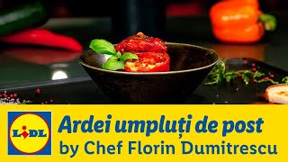 Ardei umpluti de post • Gateste cu Chef Florin Dumitrescu [upl. by Bathulda]