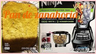 PAN DE ZANAHORIA 🥕 PROCESADOR NINJA REALMENTE FUNCIONA ☺ [upl. by Misa]