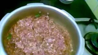 Aloo Mater Kheema Mince Mutton Recipe [upl. by Aicarg87]