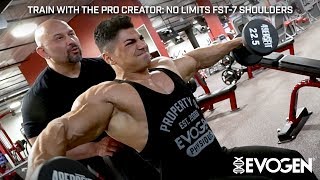 Train with The Pro Creator No Limits FST7 Shoulders with Andrei Deiu [upl. by Hort]