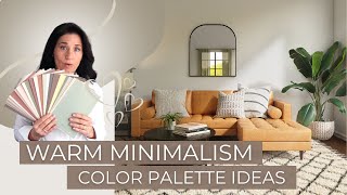 Warm Minimalism  Neutral and Earthy Color Palette Ideas  Interior Design [upl. by Rihana]