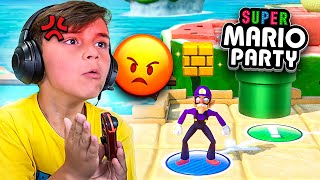 MARCOS FICOU BRAVO NO SUPER MARIO PARTY [upl. by Doraj647]