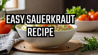 Heal the Gut with Sauerkraut EasyToFollow Recipe from Summer Bock [upl. by Arbed107]