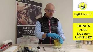 Honda Africa Twin 1000 CRF Fuel Filters Cleaning [upl. by Sternberg]