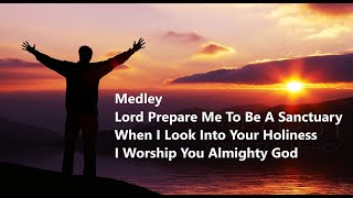 MedleyLord Prepare Me To Be A Sanctuary When I Look Into Your Holiness I Worship You Almighty God [upl. by Enylodnewg]