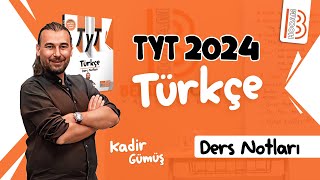 1 TYT Türkçe  Ses Bilgisi 1  Kadir GÜMÜŞ  2024 [upl. by Pudendas]