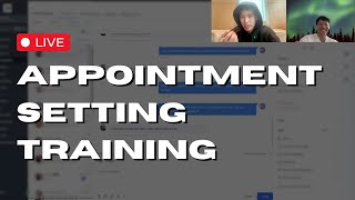 45 minutes of LIVE appointment setting training convo review [upl. by Acinnad]