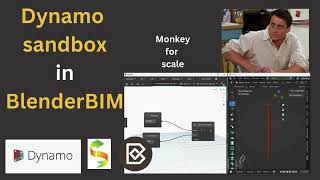 Dynamo Sandbox and IFCOpenShell in BlenderBIM  First test [upl. by Adelia]