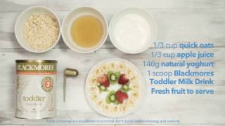 Blackmores easy baby bircher bowl recipe [upl. by Raclima]