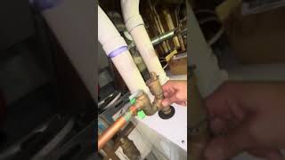 Testing tankless water boilers and zones valves heat [upl. by Hamimej]