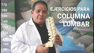 EJERCICIOS PARA COLUMNA LUMBAR Y RADICULOPATÍA [upl. by Ilbert]