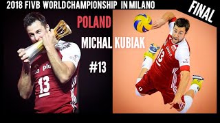 【VOLLEYBALL】【ミハウ・クビアク】世界一に輝いたオールラウンダー 【18FIVB WC Highlights】【Michal Kubiak】 [upl. by Simona]