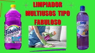 Como Hacer el Mejor Limpiador Multiusos para Vender Tipo FABULOSO [upl. by Euqinot859]