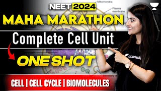 Complete Cell Unit in One Shot  Cell  Cell Cycle  Biomolecules  NEET 2024  Seep Pahuja [upl. by Liss]