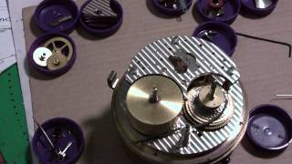 How I take apart a marine chronometer Hamilton Model 21 Part 2 of 2 [upl. by Gardol]