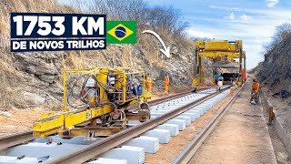 TRANSNORDESTINA  A MAIOR OBRA Ferroviária em Execução no Brasil [upl. by Politi]