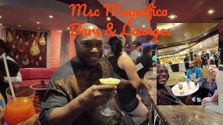 Msc Magnifica Bars amp Lounges [upl. by Assener]