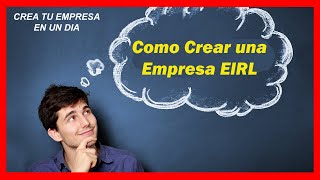 como crear una eirl 🙋‍♂️en chile por internet gratis [upl. by Eidde69]