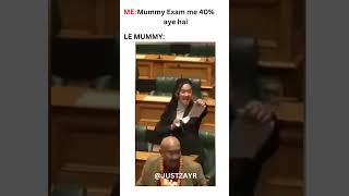 Mummy Exam mai 40 Aye hai 😂 shorts youtubeshorts memes shortsfeed [upl. by Asillem]