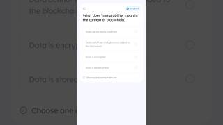 What does immutability mean in the context of blockchain [upl. by Suryt]