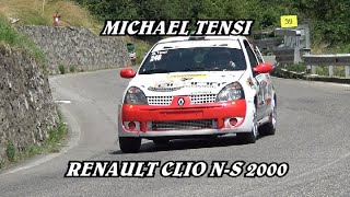 TROFEO VALLECAMONICA 2024  MICHAEL TENSI  RENAULT CLIO NS 2000  VIDEO BY BELLUNOVIDEO [upl. by Imnubulo440]