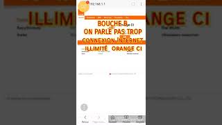 Connexion Internet illimité orange ci flybox et yourfreedom [upl. by Moina484]