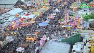 Fahrt mit dem Riesenrad von Willenborg mit Blick über München  OKTOBERFEST 2012 [upl. by Sieber]