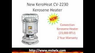 New KeroHeat CV 2230 Kerosene Heater [upl. by Eimmot]