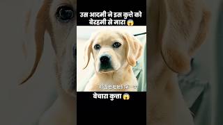 उस आदमी ने इस प्यारे कुत्ते को बेरहमी से मारा 😱  short dog movie [upl. by Sugna520]