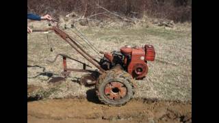 Simplicity VB Garden Tractor Plowing amp Disking [upl. by Coombs615]