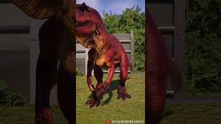 CHILANTAISAURUS HAS A SCARY ROOOAR  Jurassic World Evolution 2 Shorts [upl. by Airla]