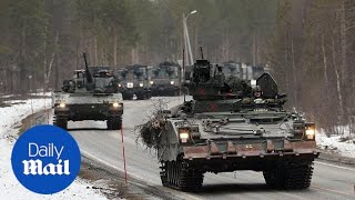 British Challenger 2 tank seen in service with Ukrainian army [upl. by Carrnan]