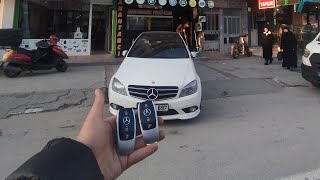 2010 MERCEDES C180 W204 STARSTOP MONTAJI UZAKTAN ÇALIŞTIRMA EKLEME [upl. by Carolann]