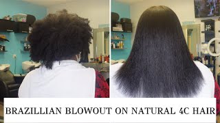 Achieve Ultimate Smoothness Silky Brazilian Blowout for Natural 4C Hair [upl. by Felic405]