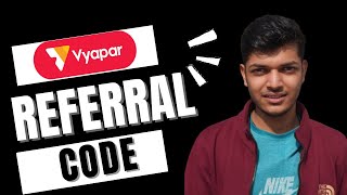 vyapar app referral code  vyapar referral code 2024  vyapar app ka referral code [upl. by Nahta]