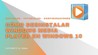 ❌ Cómo desinstalar Windows Media Player en Windows 10 ❓ [upl. by Ertemed]