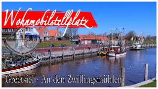 6 Ostfriesland mit dem Wohnmobil  Greetsiel  An den Zwillingsmühlen [upl. by Nnewg971]