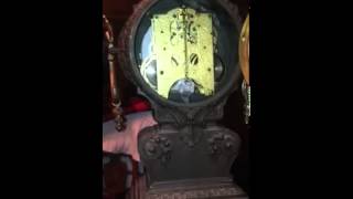 Ansonia Clock with Temporary quotPendulumquot [upl. by Lillywhite]