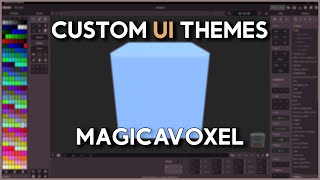 MagicaVoxel Tutorials EP3 Custom UI in MagicaVoxel [upl. by Inalel648]