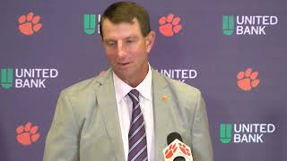 Clemson 66 App State 20 Dabo Swinney QampA pt 2 [upl. by Lightman282]