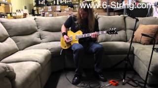 ESP LTD EC256 Metallic Gold 2013 Model Electric Guitar Demo with Johnny Blade [upl. by Anival]