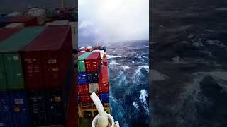 Giant waves and ships at the North Sea northsea ship waves [upl. by Stearns]