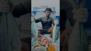 Trevally Fish Curry Making In Deep Sea seafood shorts [upl. by Nyrmak100]