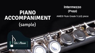 Intermezzo Popp  Piano Accompaniment sample [upl. by Yelahc]