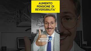 AUMENTO PENSIONE DI REVERSIBILITA [upl. by Jezreel]