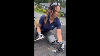 Oatey Roof Flashing Installation [upl. by Ellenod]