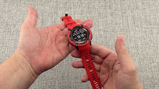 Garmin Instinct 2X Solar Flame Red Unboxing [upl. by Nwotna66]