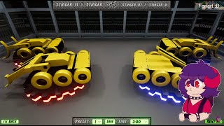 STINGER  GOD OF DESTRUCTION  These Battlebots replicas are insane  Battle RC Live [upl. by Netsirhk]